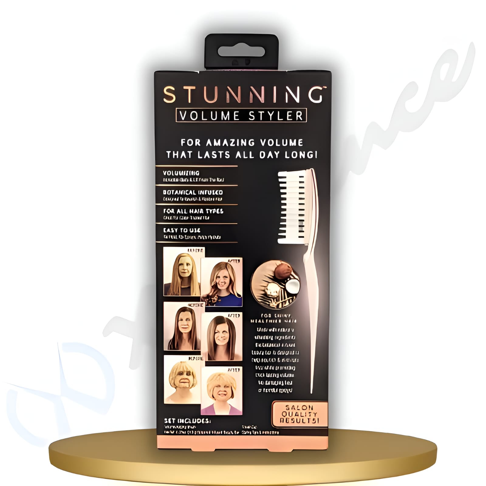 Cepillo Voluminizador – Volumen Natural sin Calor (Raíz a Puntas)