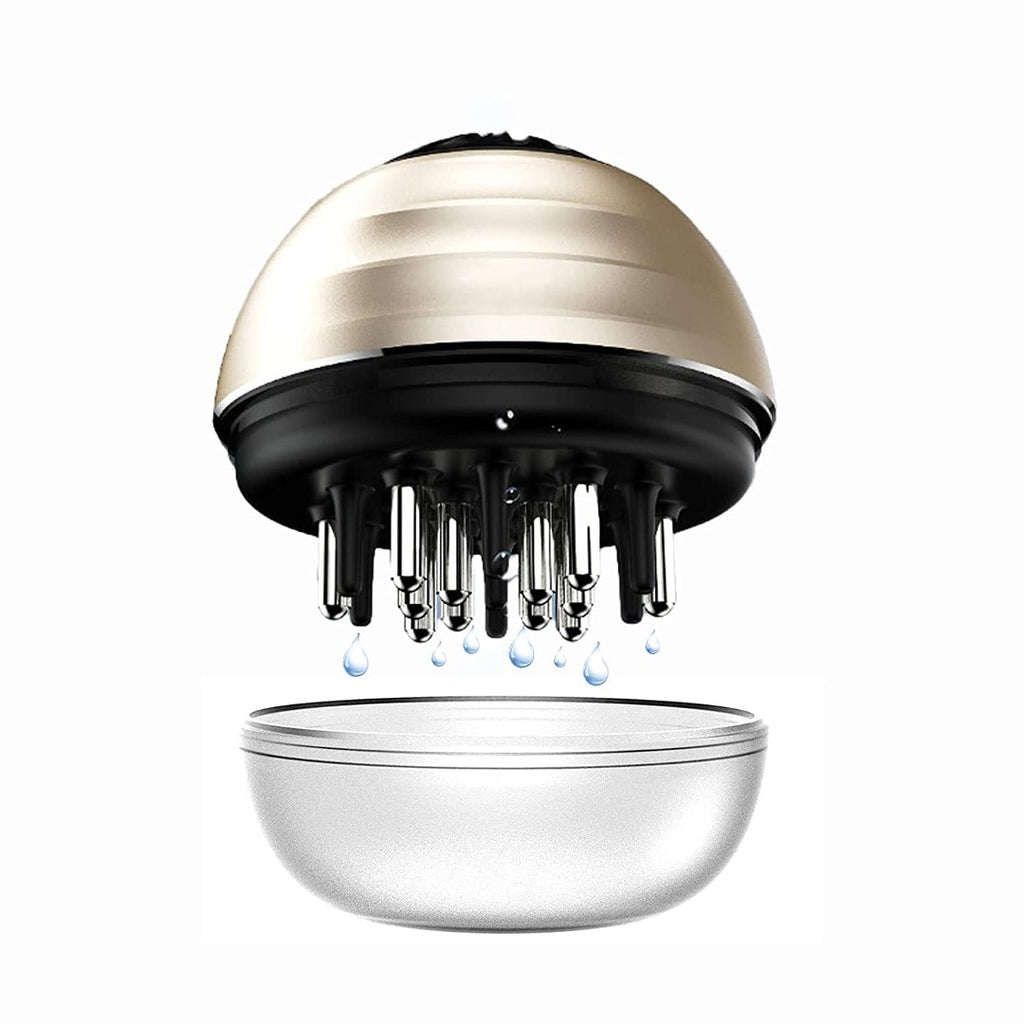 Aplicador con depósito y masajeador scalp para rutina capilar