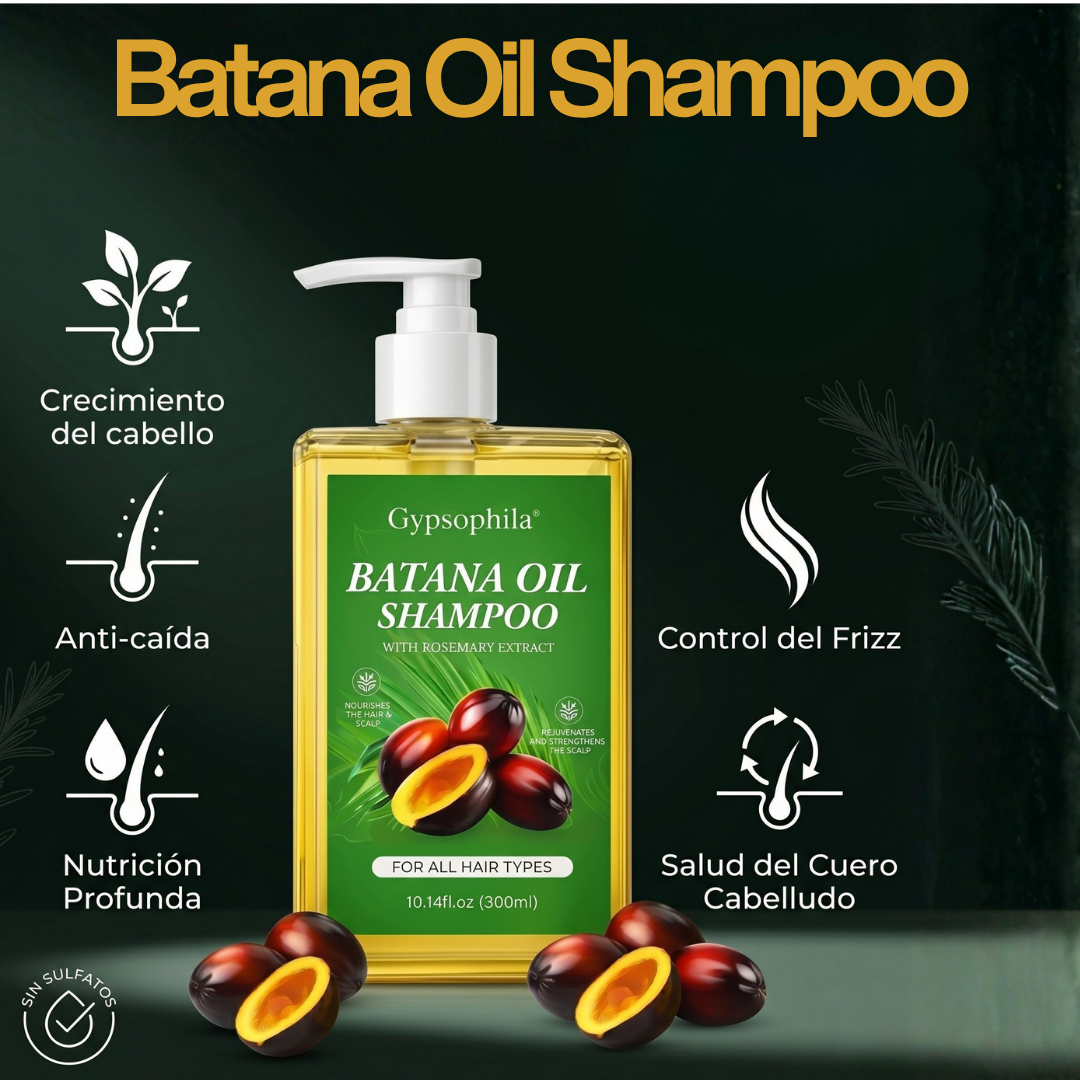 Shampoo Gypsophila Batana Oil con Extracto de Romero 300ml