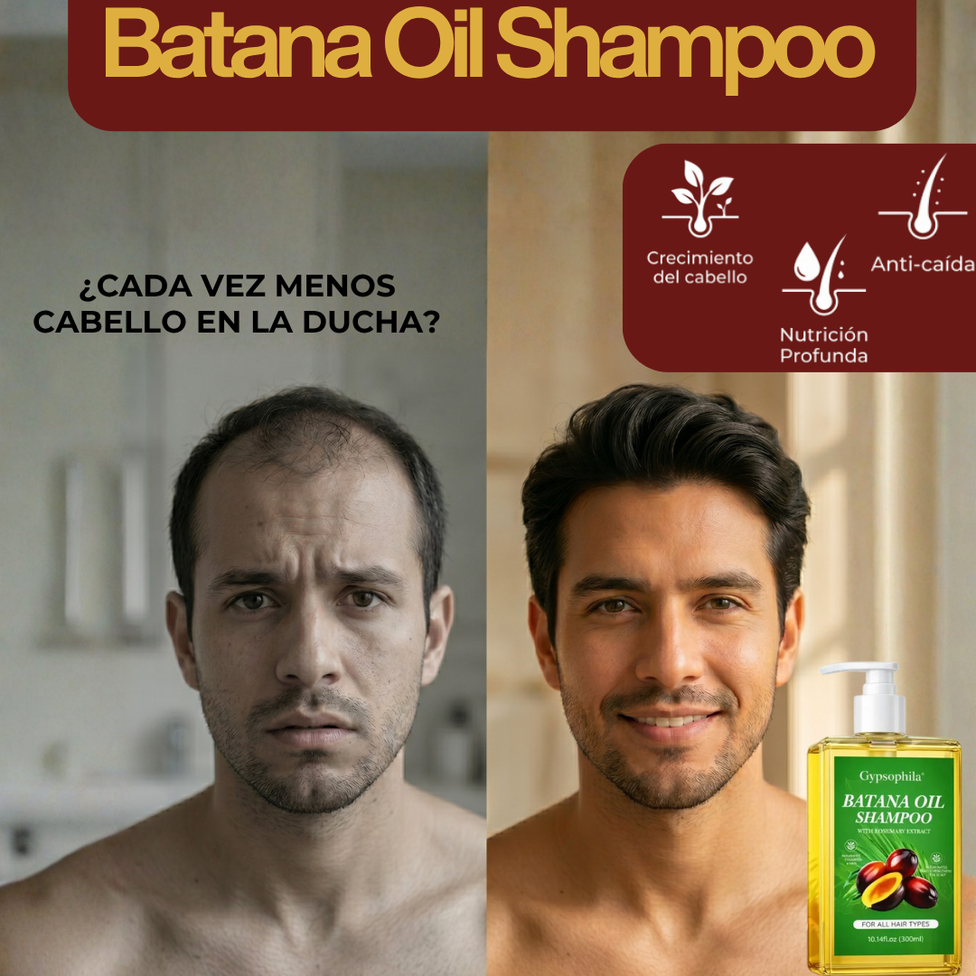 Shampoo Gypsophila Batana Oil con Extracto de Romero 300ml