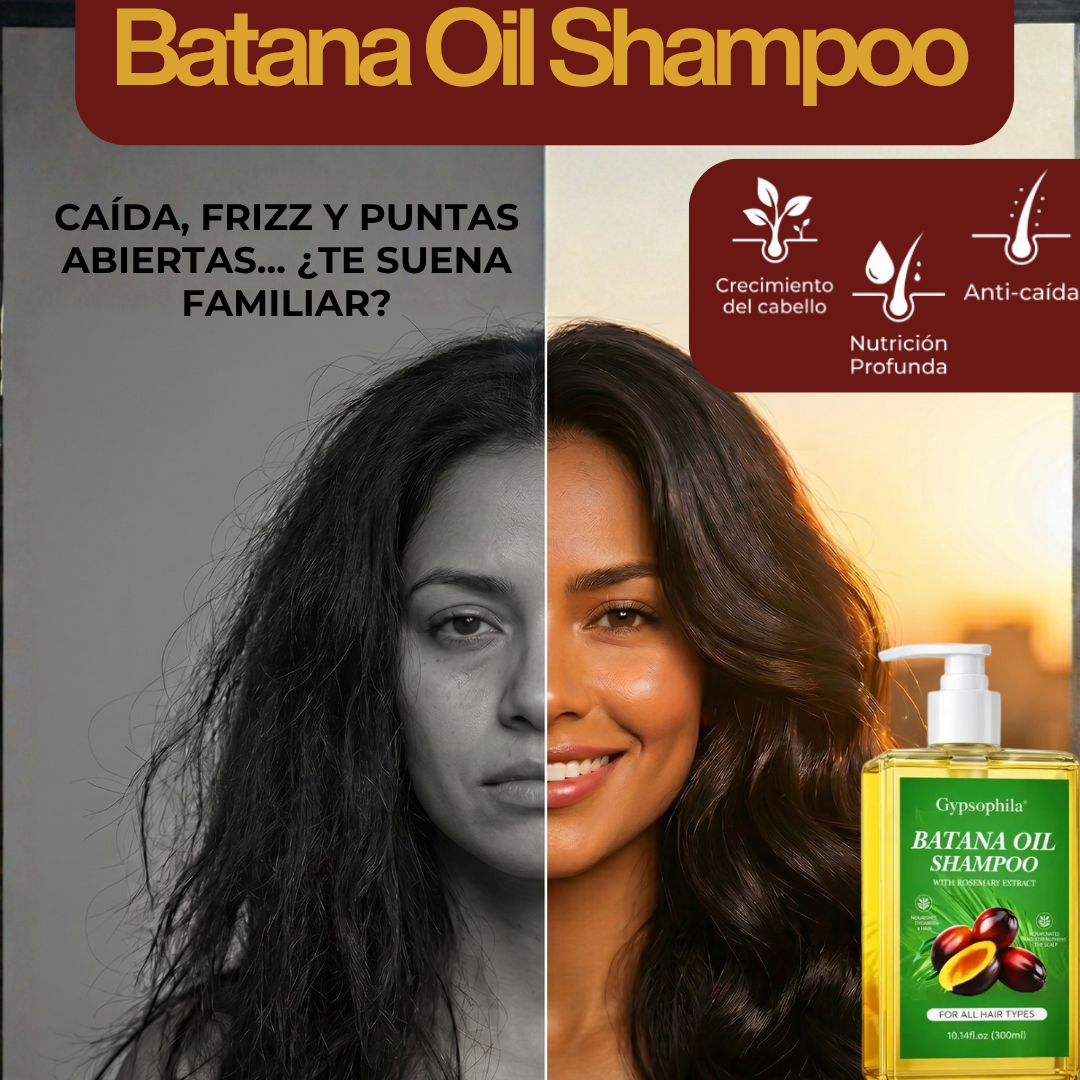 Shampoo Gypsophila Batana Oil con Extracto de Romero 300ml